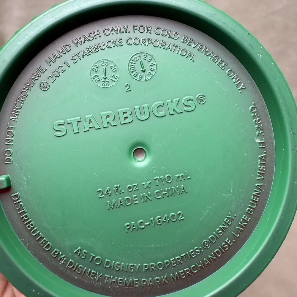 Walt‎ Disney World 50th Anniversary Geometric Starbucks Tumbler with Straw